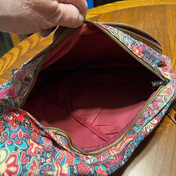 Colorful Floral Patterned Backpack - Picture 6 of 7